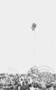 圖一 攝於1940年貴州省安順地區的花竿