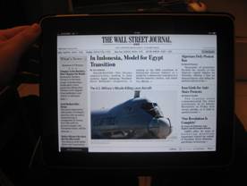 華爾街日報的APP，在維持傳統新聞版面之餘，更結合文字、圖片與影音，提供一網打盡的時事閱讀體驗