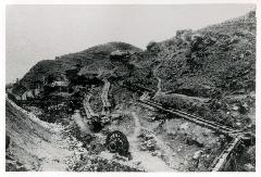 金瓜石初期 沉澱銅槽 六坑坑口往下