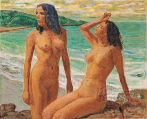 藏品圖片:1982 海邊裸女