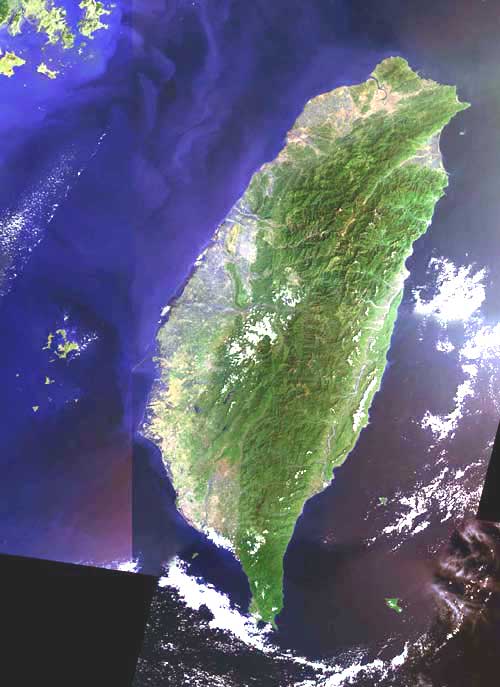 Taiwan_island(Source: MDA Federal Inc. EarthSat NatureVue  )